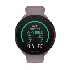 Smart Watch with Pedometer Running Polar Pacer 45 mm Purple