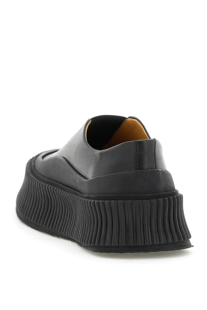 LEATHER SLIP-ON SNEAKERS