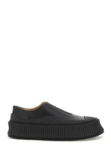 LEATHER SLIP-ON SNEAKERS