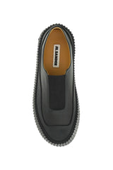 LEATHER SLIP-ON SNEAKERS