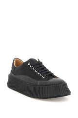 CANVAS PLATFORM SNEAKERS