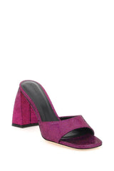 DISCO DOT LEATHER 'MICHELE' MULES