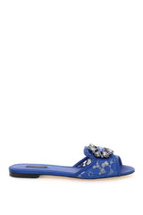 TAORMINA LACE SLIDES