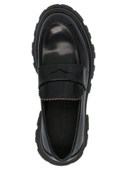 Leather loafers