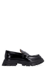 Leather loafers
