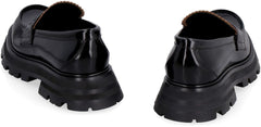 Leather loafers