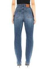 MEDIUM WASH SLIM JEANS