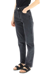 ORGANIC DENIM HIGH-WAISTED JEANS