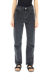 ORGANIC DENIM HIGH-WAISTED JEANS