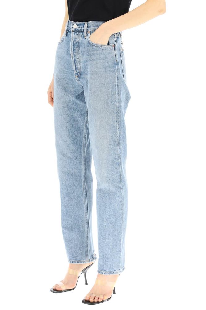 ORGANIC DENIM HIGH-WAISTED JEANS