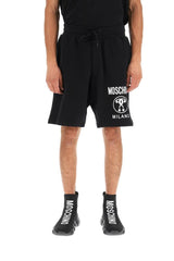 DOUBLE QUESTION MARK LOGO SWEATSHORTS