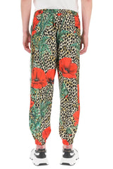 ANIMALIER FLORAL-PRINTED TRACK PANTS