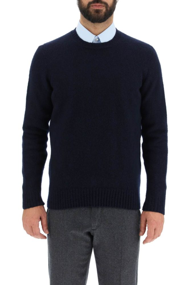 PURE LAMBSWOOL CREW NECK SWEATER