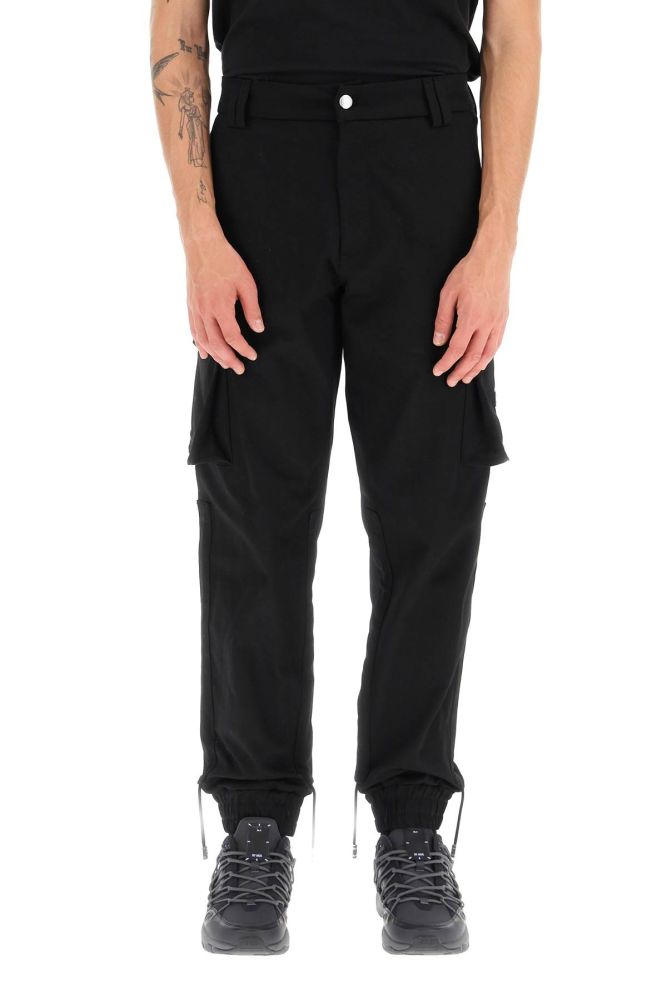 COTTON CARGO PANTS WITH DRAWSTRINGS