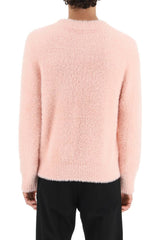 FLUFFY SWEATER WITH EYELET