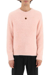 FLUFFY SWEATER WITH EYELET