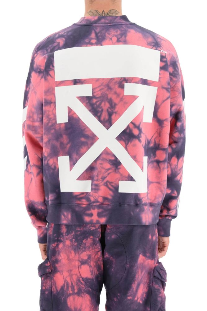 ARROW TIE-DYE SWEATSHIRT