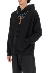 FEATHERS NECKLACE HOODIE