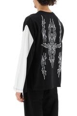 TATTOO PRINT LONG SLEEVE T-SHIRT