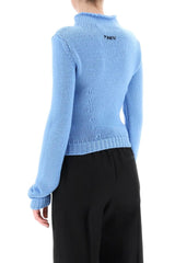 MOCK TURTLENECK WOOL SWEATER