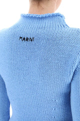 MOCK TURTLENECK WOOL SWEATER