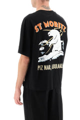 'ST. MORITZ' PRINT T-SHIRT