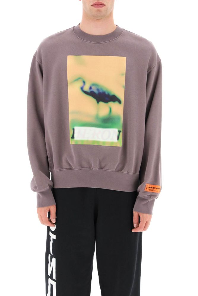 CENSORED MULTICOLORED PRINT SWEATSHIRT