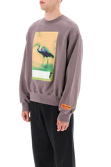 CENSORED MULTICOLORED PRINT SWEATSHIRT