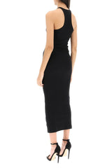 'METEOR' RIBBED MIDI DRESS