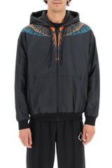 'WINGS' PRINT NYLON JACKET