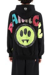 CRAYON-EFFECT PRINT HOODIE