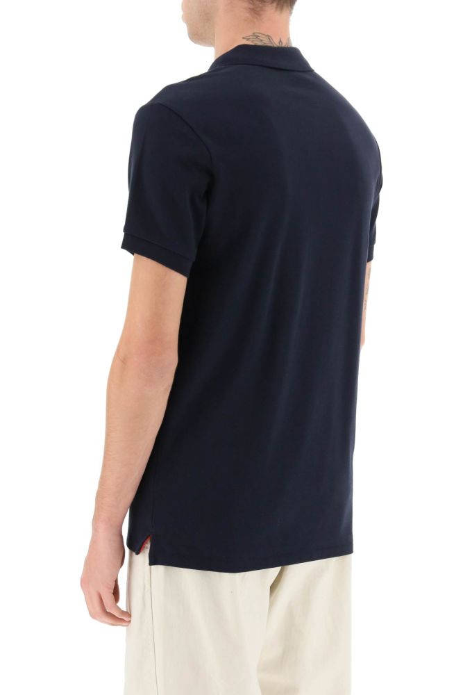 SLIM FIT POLO SHIRT IN ORGANIC COTTON