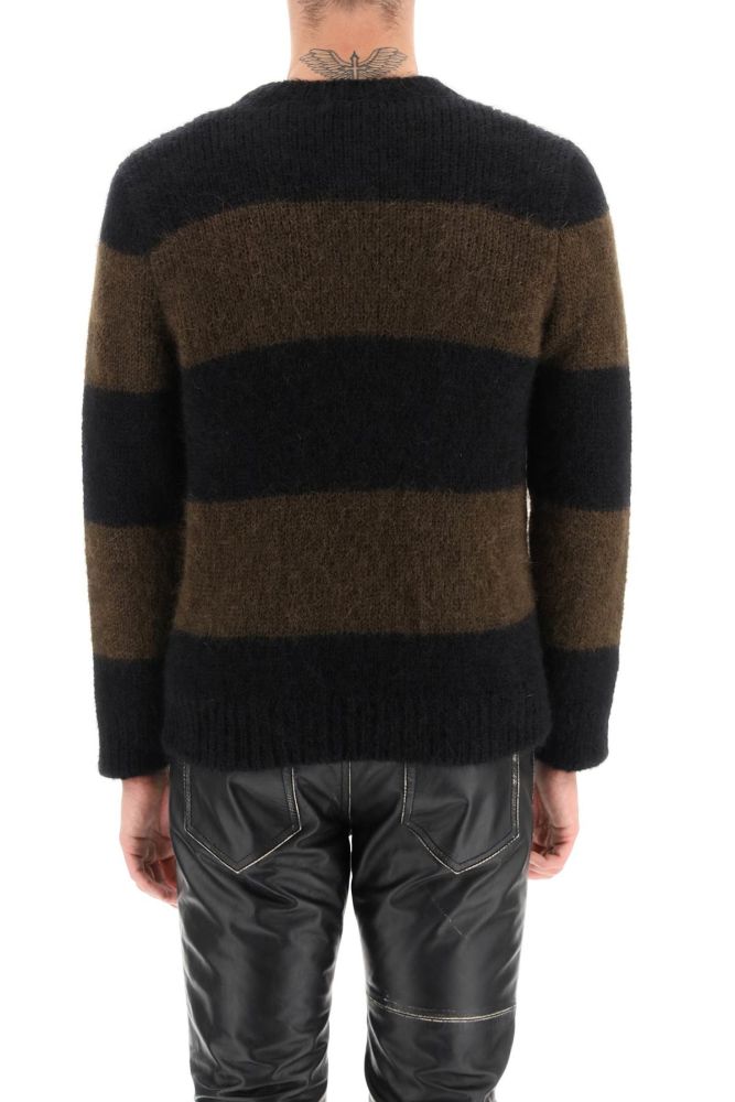 MOHAIR STRIPED SWEATER