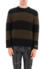 MOHAIR STRIPED SWEATER