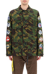 SAFARI JACKET WITH DECORATIVE PATCHES