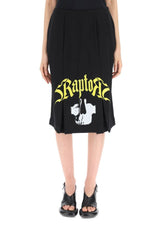 SRAPTORS PRINT MIDI SKIRT