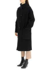 VIRGIN WOOL BLEND OVERSIZED COAT