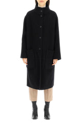 VIRGIN WOOL BLEND OVERSIZED COAT