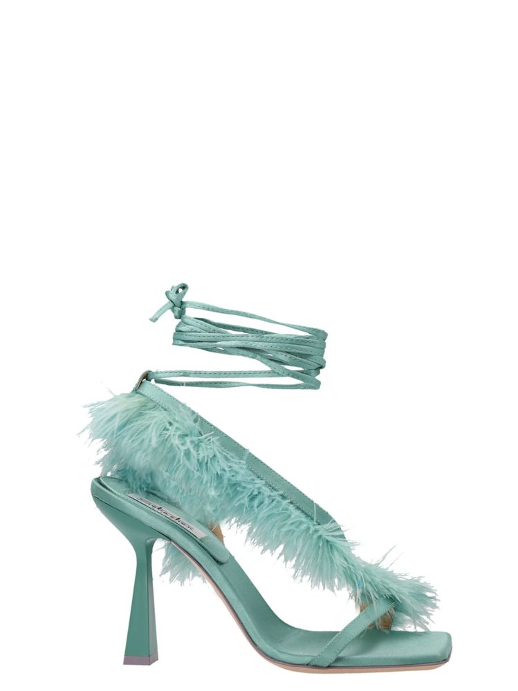 'Feather Wrap’ sandals