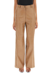 'NORO' NAPPA LEATHER TROUSERS