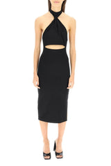 'ABILE' COMPACT KNIT MIDI DRESS