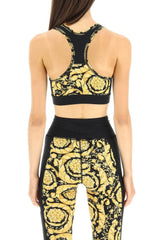 BAROCCO PRINT CROPPED SPORTS TOP