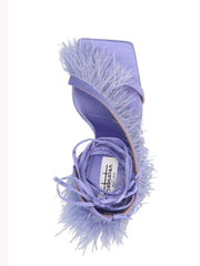 'Feather Wrap’ sandals