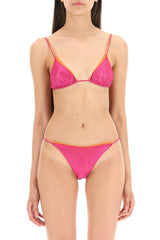 LAMÈ DOUBLE MAILLOT BIKINI SET