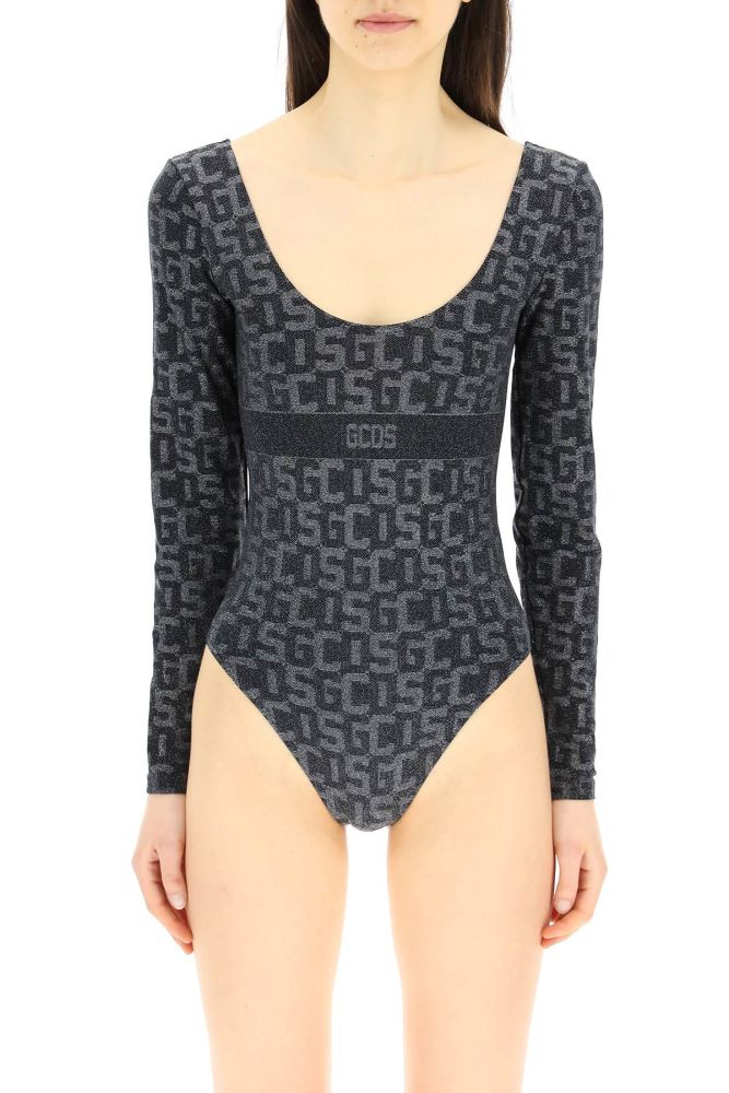 LUREX MONOGRAM BODYSUIT