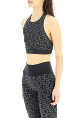 LUREX MONOGRAM CROP TOP