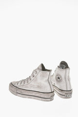 CHUCK TAYLOR ALL STAR leather Vintage Effect High-top Sneake