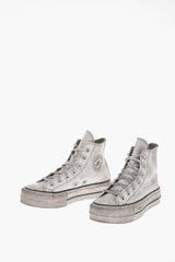 CHUCK TAYLOR ALL STAR leather Vintage Effect High-top Sneake