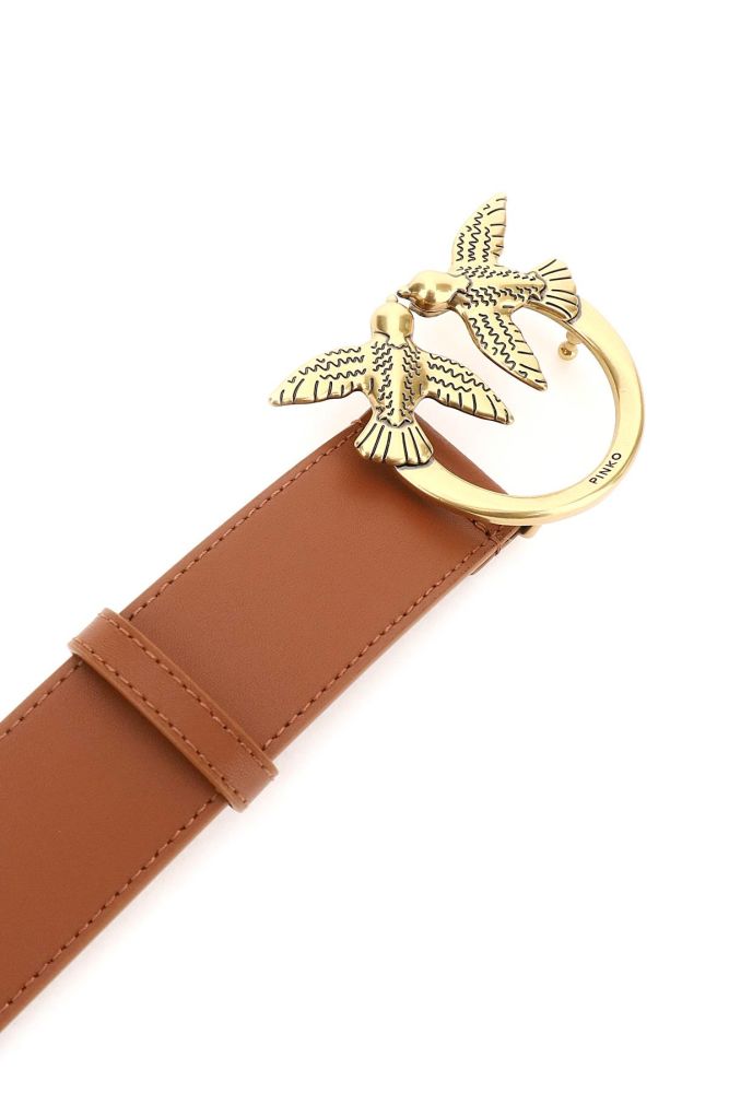 LOVE BIRDS LEATHER BELT