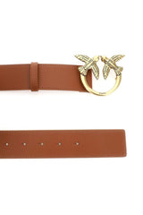 LOVE BIRDS LEATHER BELT